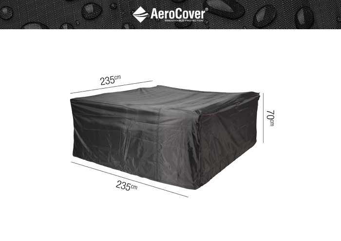Чехол на садовую мебель 235х235х70 см
