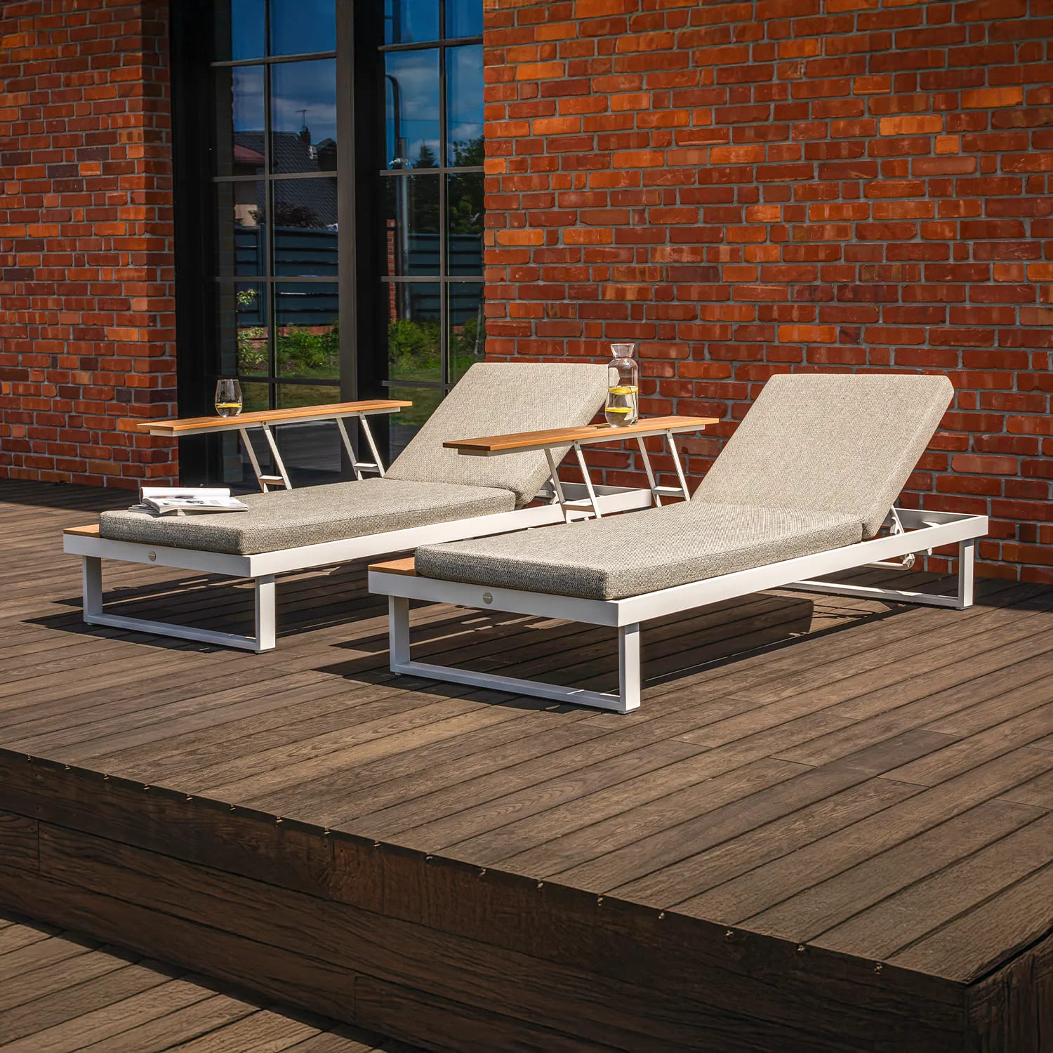 Шезлонг MALLORCA I Белый