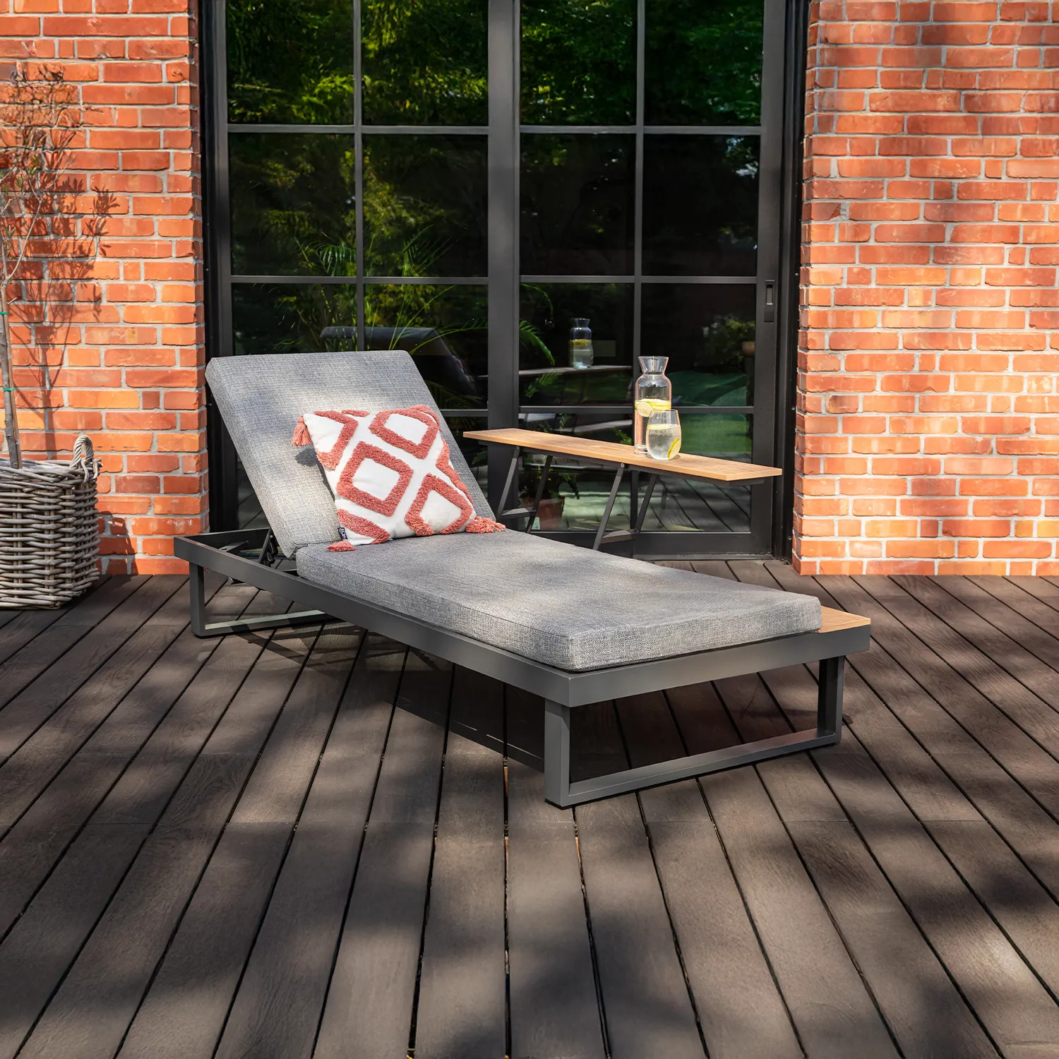 Шезлонг MALLORCA I Антрацит