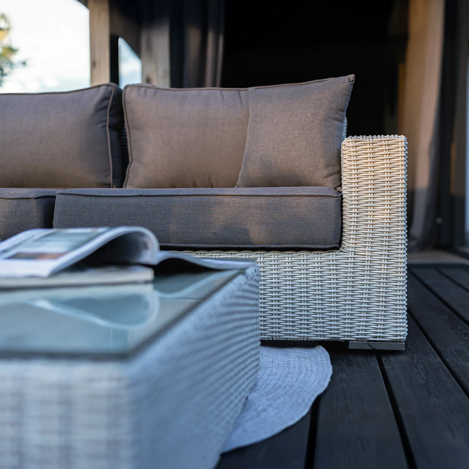 Угловой диванный комплект MILANO I Белый