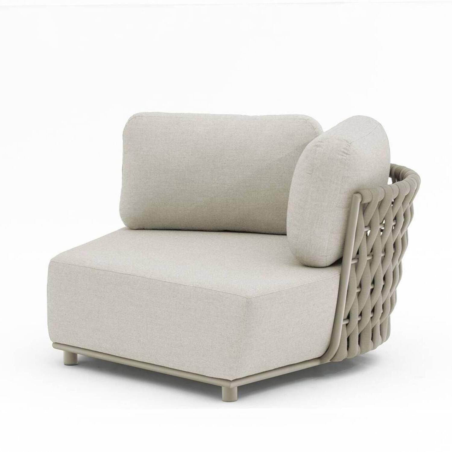 Левый округлый модуль HUG Бежевый