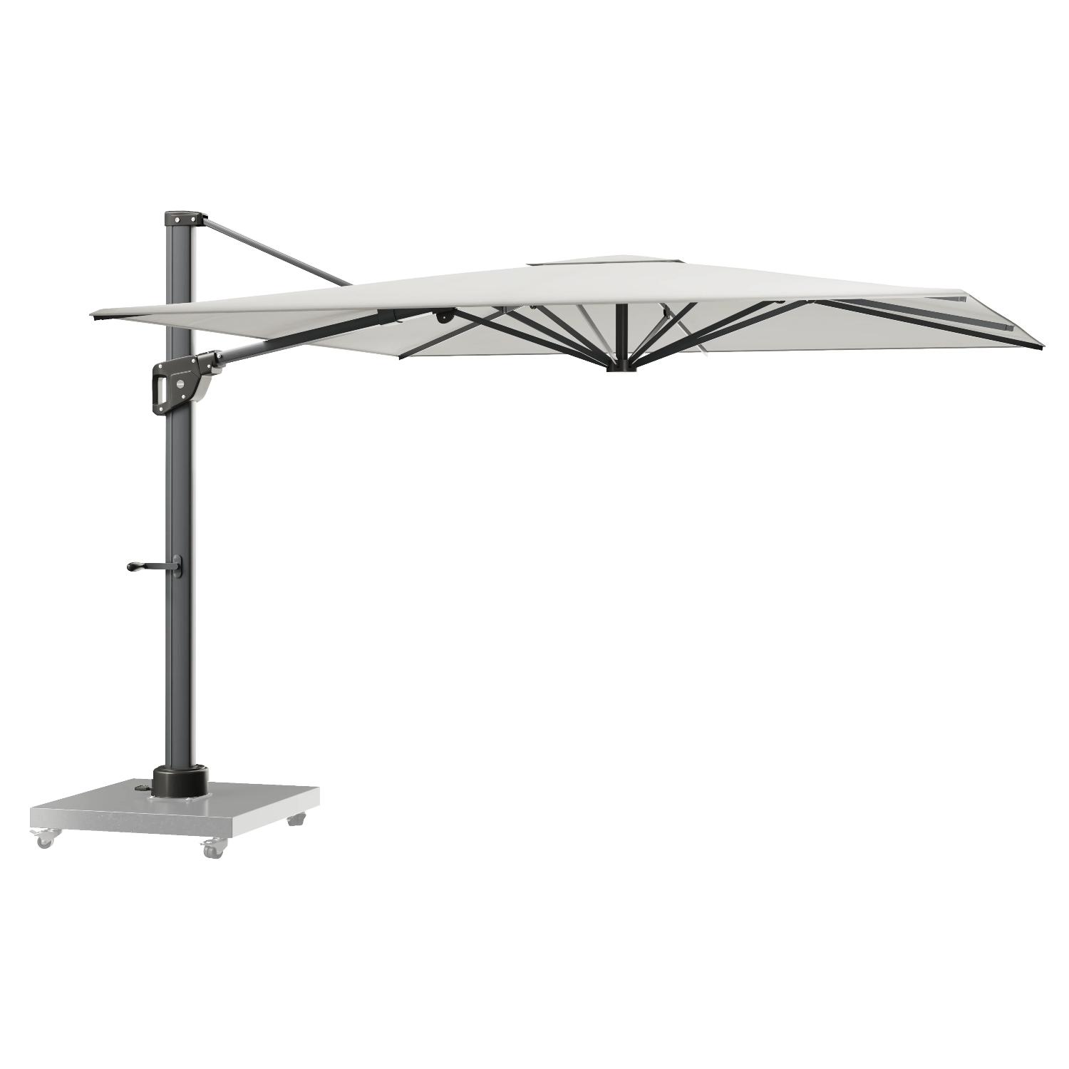 Садовый зонт ГОРИЗОНТ T² Премиум (HORIZON T² Premium) 3x3 Gray