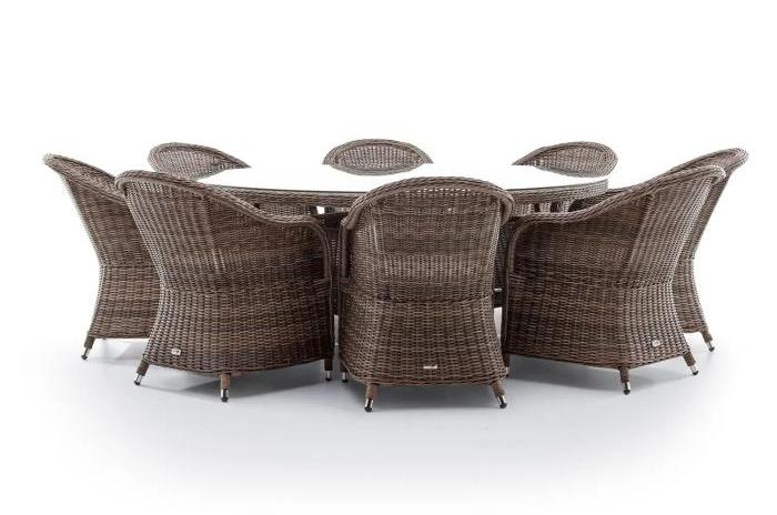 Обеденный комплект RONDO 180 + LEONARDO Песочный