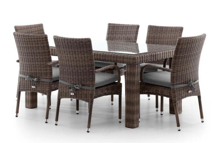 Обеденный комплект RAPALLO 160 + TRAMONTO Песочный