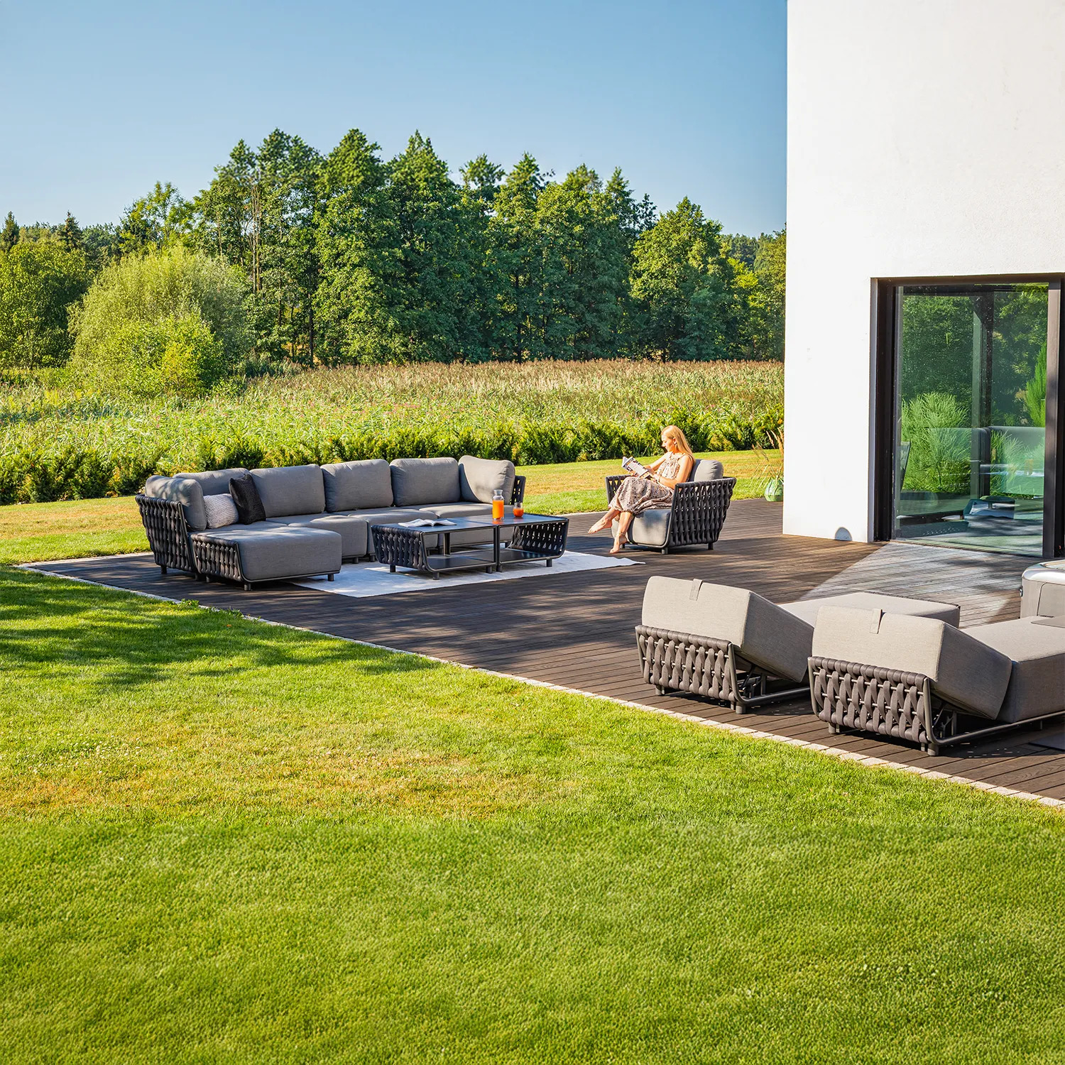 Садовый комплект HUG I Антрацит