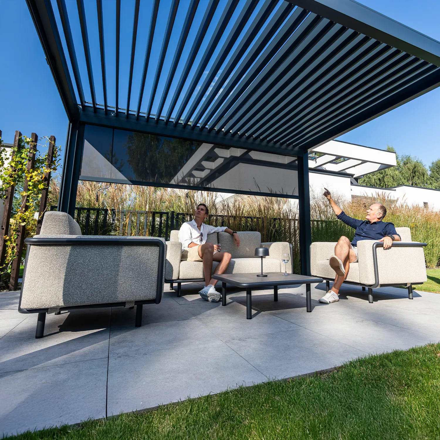 Пергола для террасы PERARA 4x3 Antracite