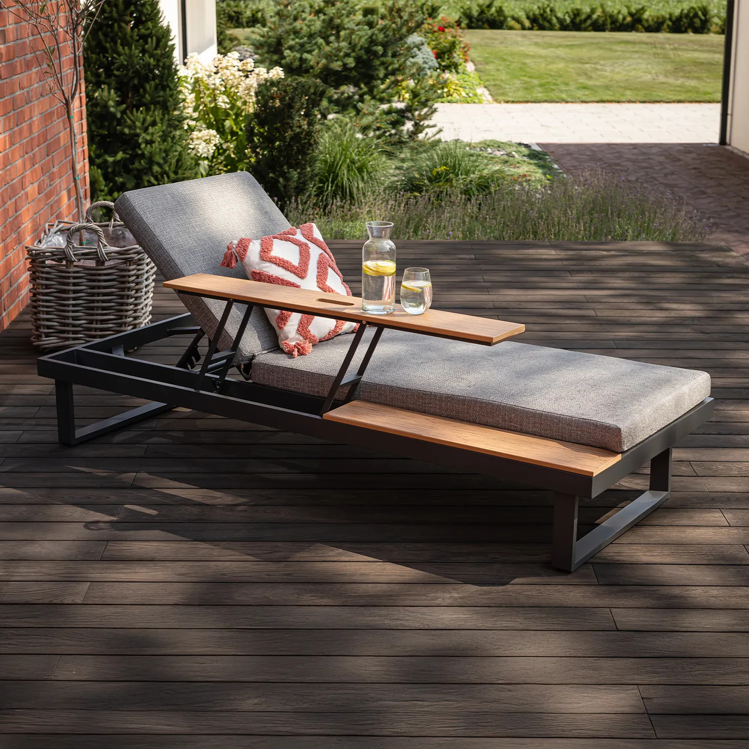 Шезлонг MALLORCA I Антрацит