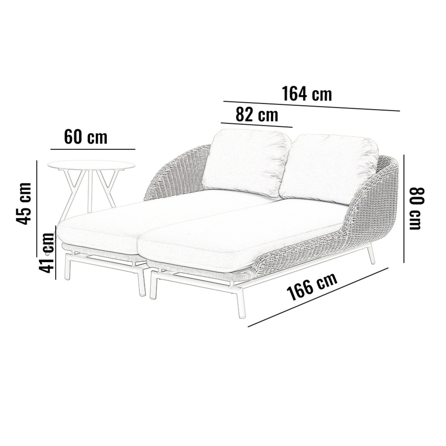 Комплект шезлонгов SCOOP II