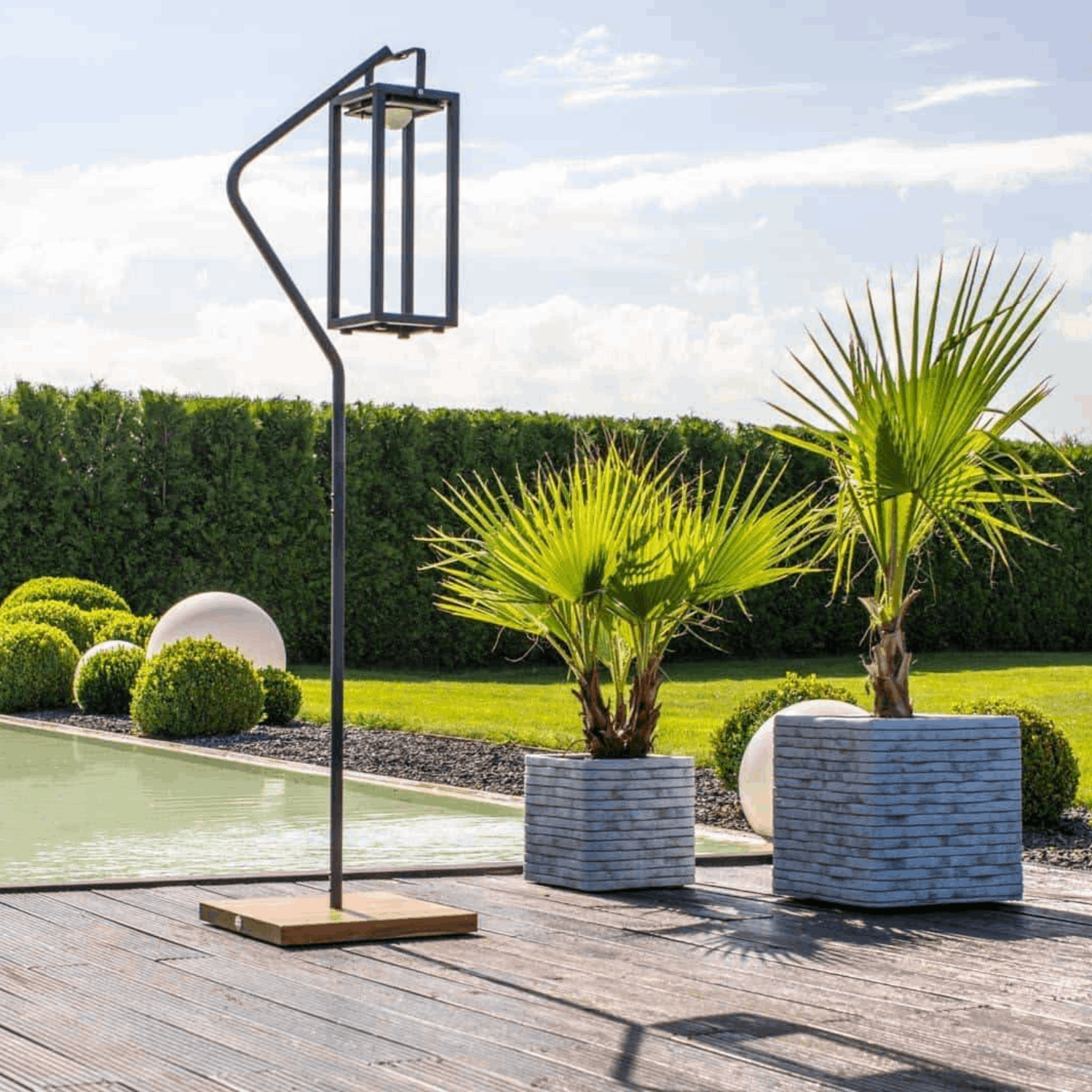 Подставка для солнечной лампы ИВИ ТИК (IVY TEAK) Антрацит