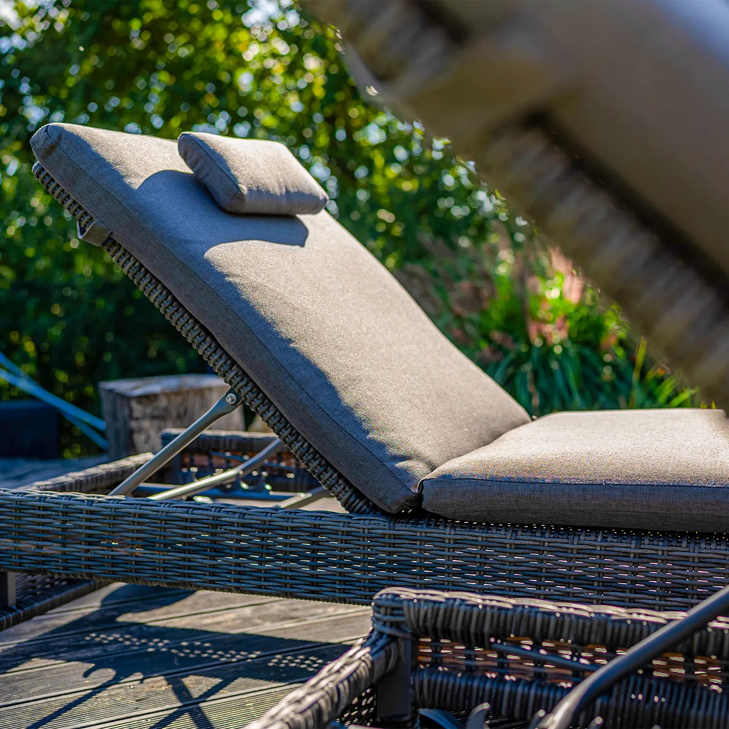 Шезлонг JULIA Серый