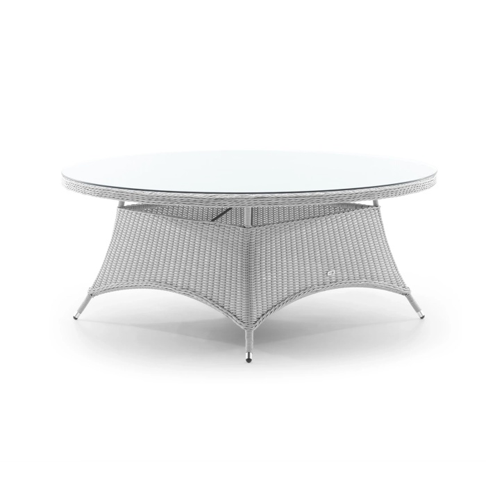 Обеденный комплект RONDO 180 + LEONARDO Белый