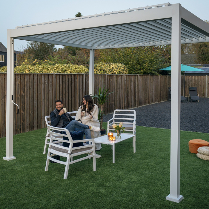 Пергола для террасы PERARA 4x3 White