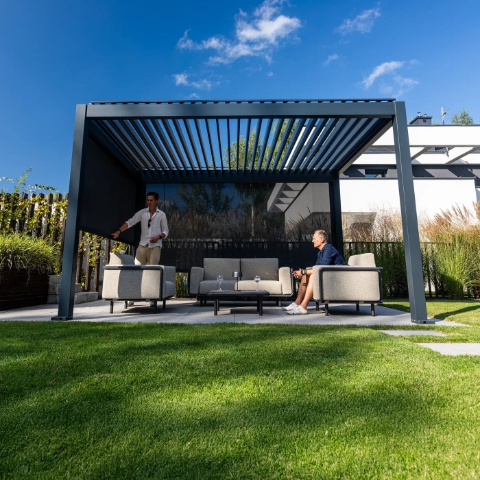 Пергола для террасы PERARA 4x3 Antracite