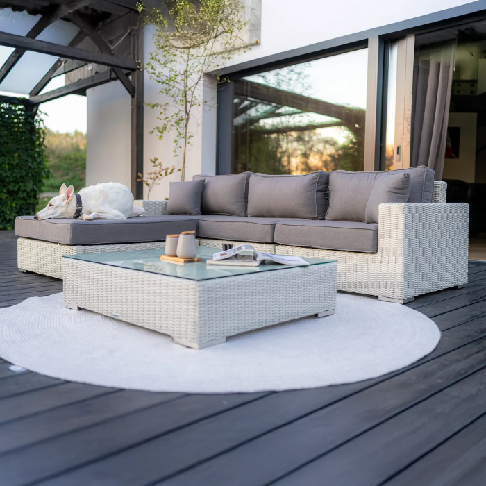 Угловой диванный комплект MILANO I Белый