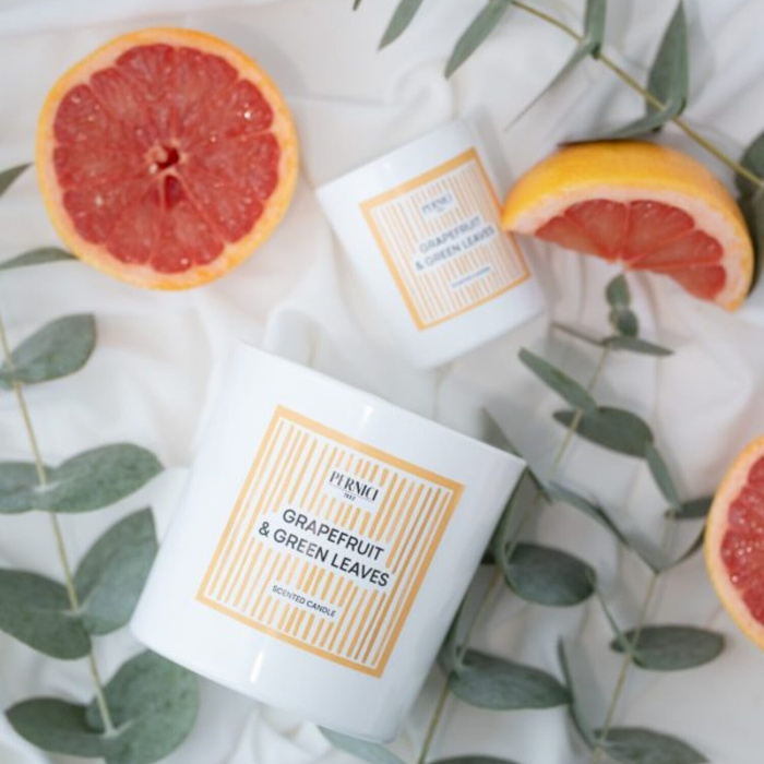 Свеча «Грейпфрут и Зеленые листья» (Grapefruit & Green leaves) 350