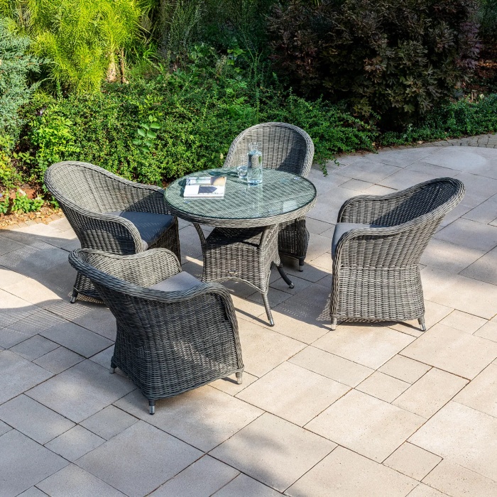 Обеденный комплект FILIP + LEONARDO Серый