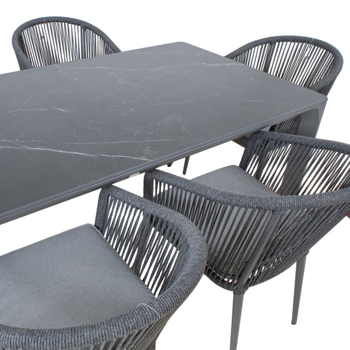 Обеденный комплект AURIS 180 + ECCO 6