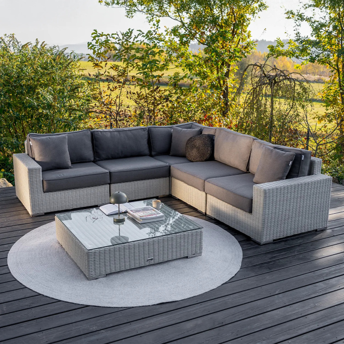 Угловой диванный комплект MILANO II Белый