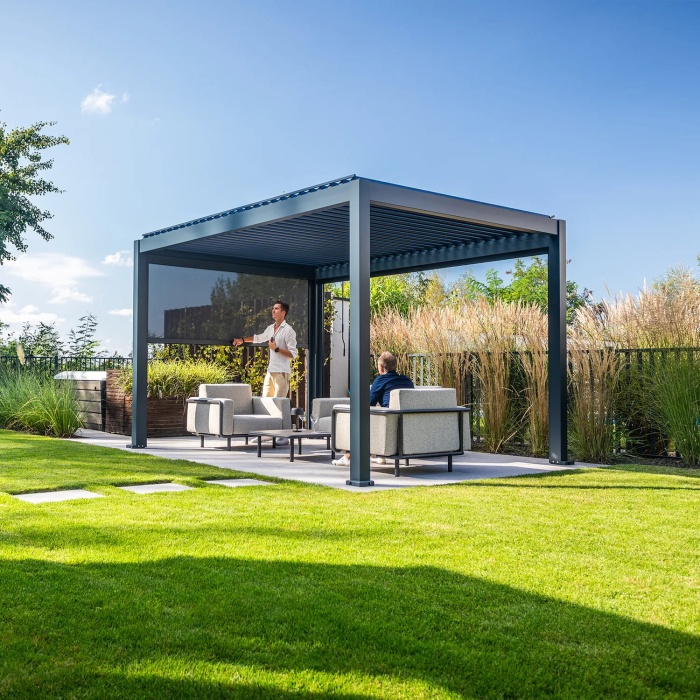 Пергола для террасы PERARA 4x3 Antracite